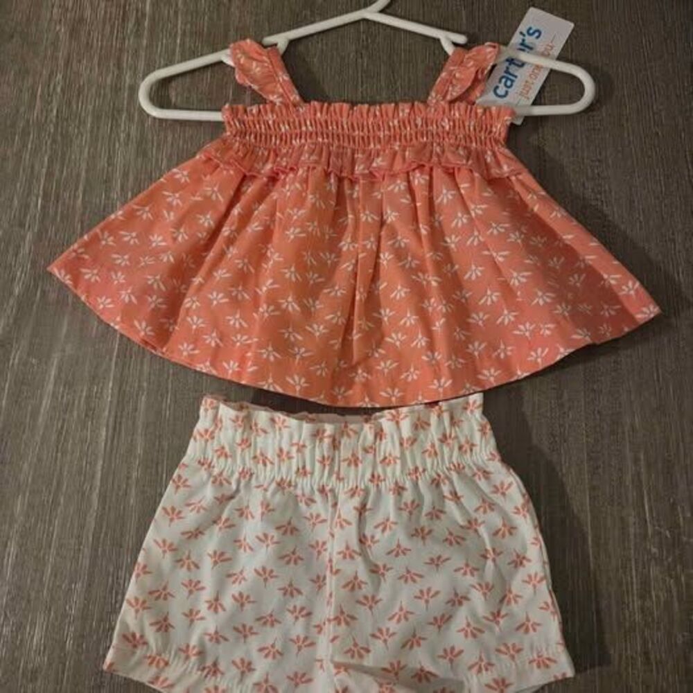 Carters newborn tank and short set new with tags